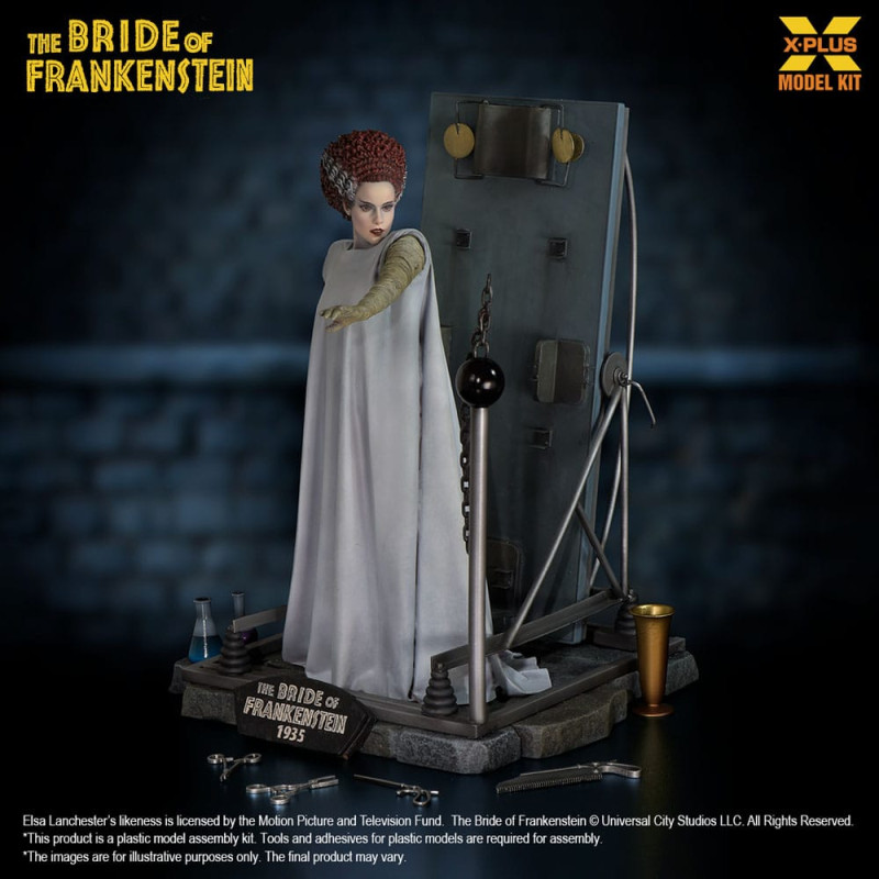 The Bride of Frankenstein Plastic Model Kit 1/8 Bride of Frankenstein 21 cm 6