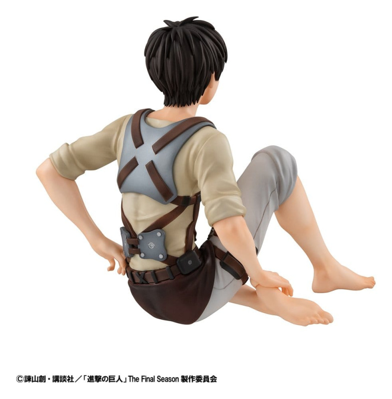 Attack on Titan G.E.M. Series PVC Figures 2-Pack Eren Yeager & Squad Captain Levi Palm Size 5