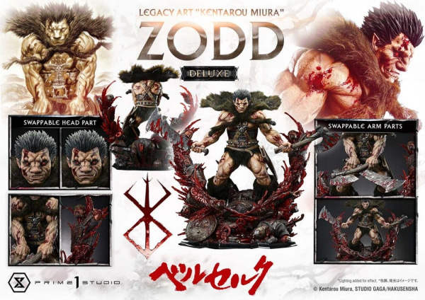 Berserk Legacy Art "Kentarou Miura" Statue 1/4 Zodd Deluxe Version 88 cm 10