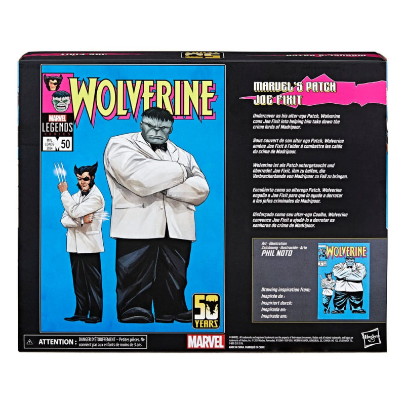 Wolverine 50th Anniversary Marvel Legends Action Figure 2-Pack Marvel's Patch & Joe Fixit 15 cm 10