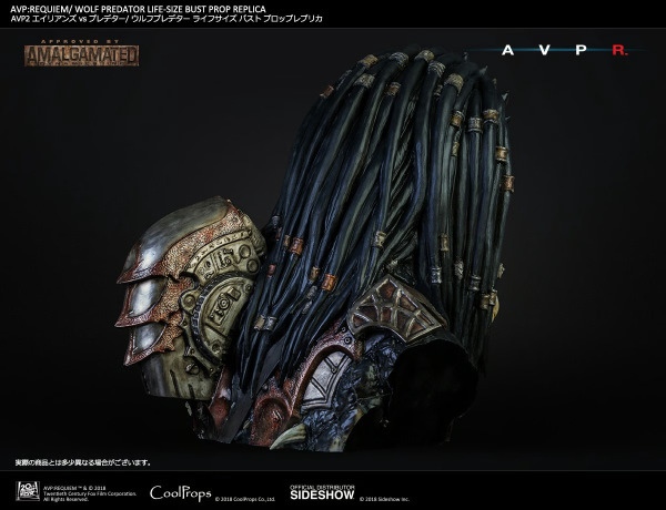 Wolf Predator Life-Size Bust - CoolProps 3