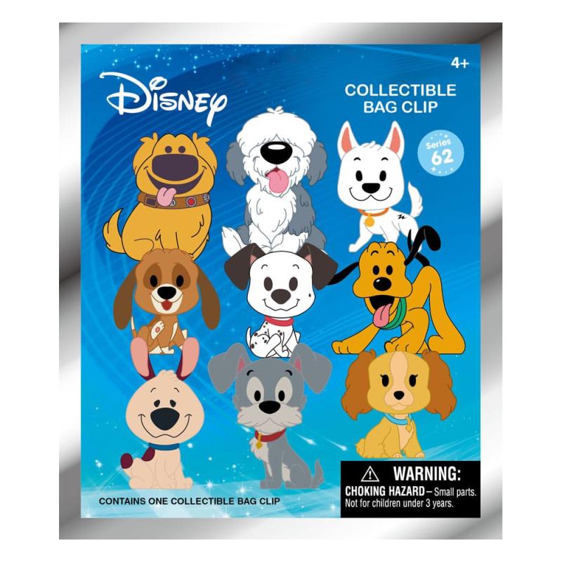 Disney Dogs 3D Foam Bag Clips Series 1 Display (24) 2