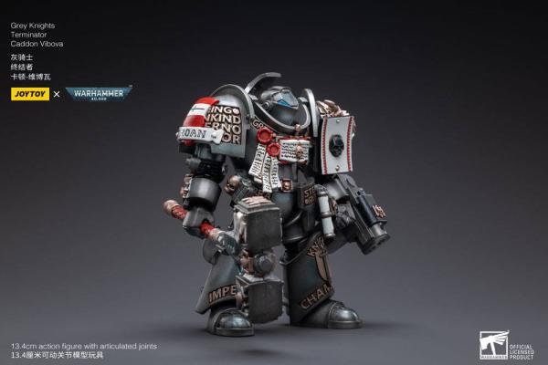 Warhammer 40k Action Figure 1/18 Grey Knights Terminator Caddon Vibova 13 cm 6