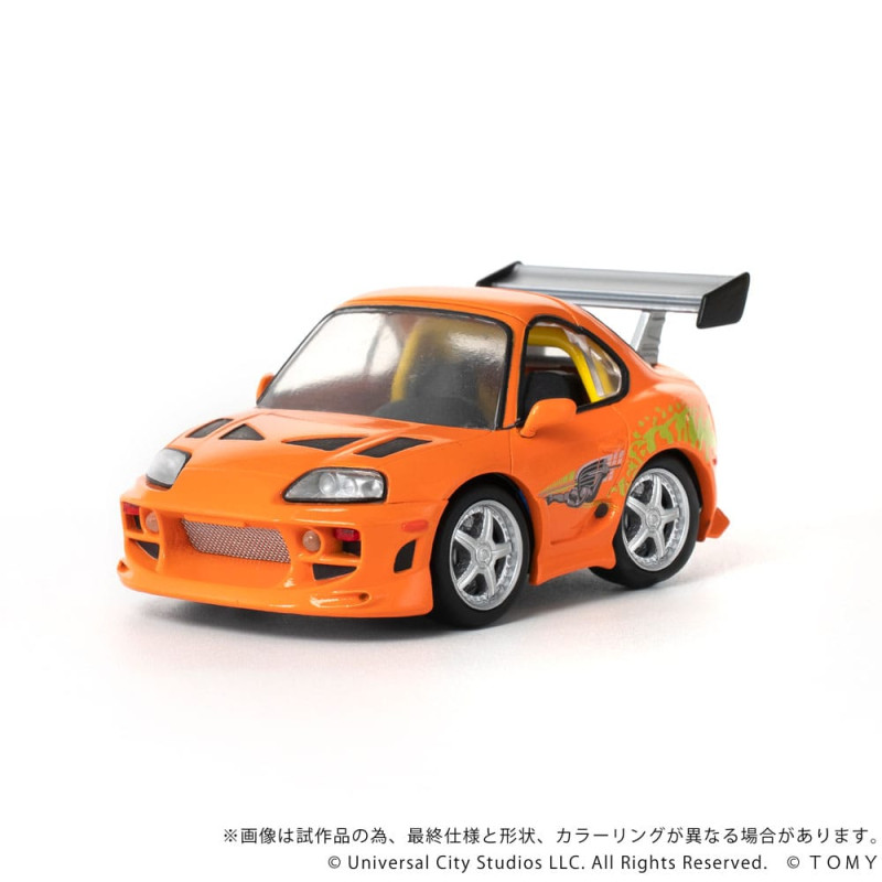 Fast & Furious Q-Village Vehicle with mini-figure Toyota Supra JZA80 9 cm 8