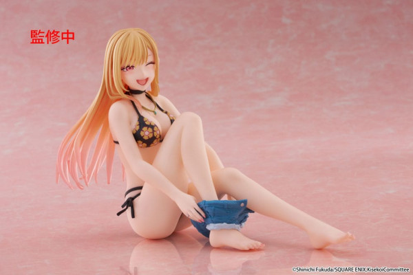 My Dress-Up Darling PVC Statue Desktop Cute Figure Marin Kitagawa Measured Swimsuit Ver. 13 cm 5