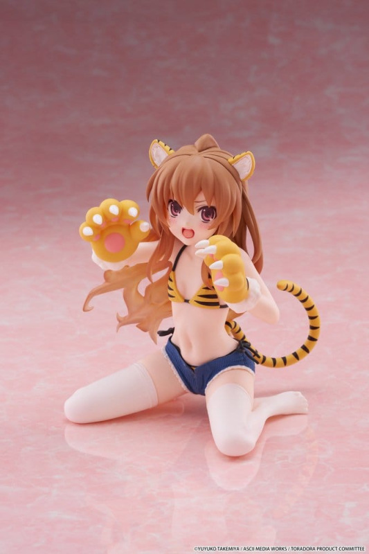 Toradora! Desktop Cute PVC Figure Taiga Aisaka (Tiger Costume Swimwear Ver.) 13 cm 8