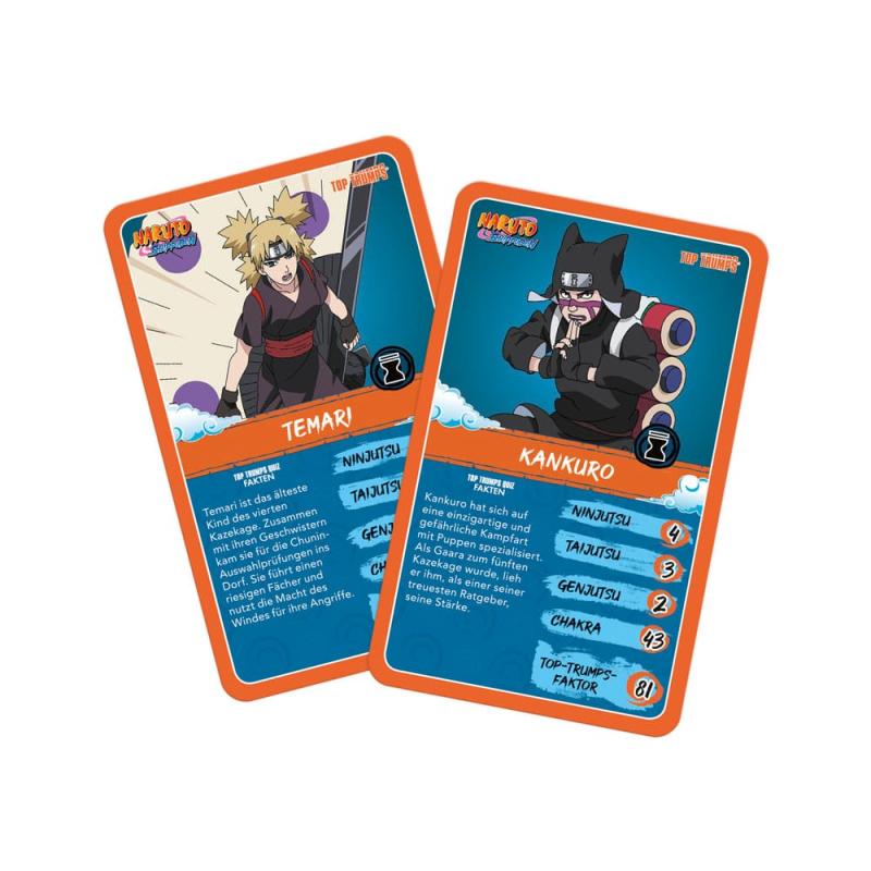 Naruto Shippuden Collectible Card Game Top Trumps Quiz Anime Collectible *German Version*