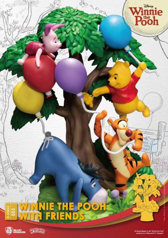 Disney D-Stage PVC Diorama Winnie The Pooh With Friends 16 cm 5