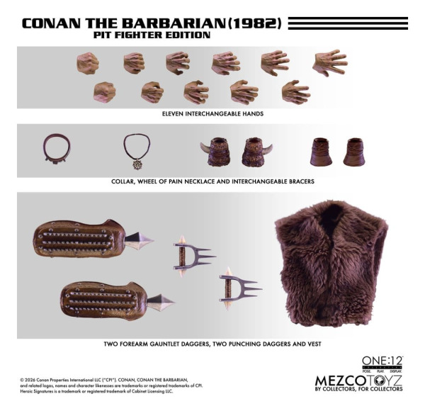 Conan the Barbarian One:12 Collective Action Figure 1/12 Conan (Pit Fighter Edition) 16 cm 14