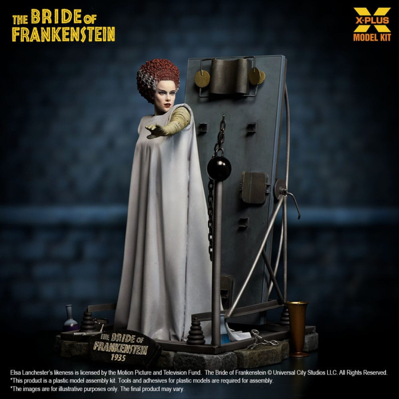 The Bride of Frankenstein Plastic Model Kit 1/8 Bride of Frankenstein 21 cm 4