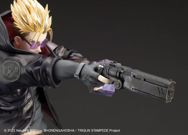 Trigun Stampede ARTFXJ Statue 1/8 Vash the Stampede The Gunman in Black Ver. 22 cm 10