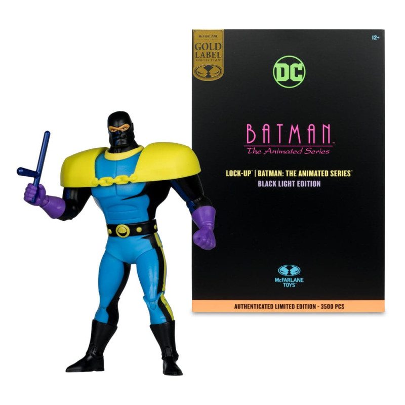 Batman: The Animated Series DC Direct Build-A Action Figures Wave 5 Lock-Up Black Light Edition (Gol 3