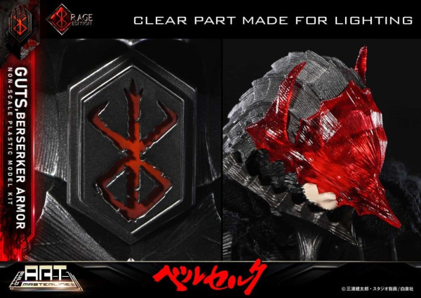 Berserk Plastic Build Art Masterline Model Kit Guts Berserker Armor Rage Pre-Assembled & Pre-Painted 7