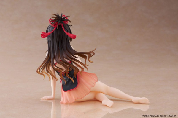 To Love-Ru Darkness PVC Statue Desktop Cute Figure Mikan Yuki Chinese Dress Ver. 13 cm 3