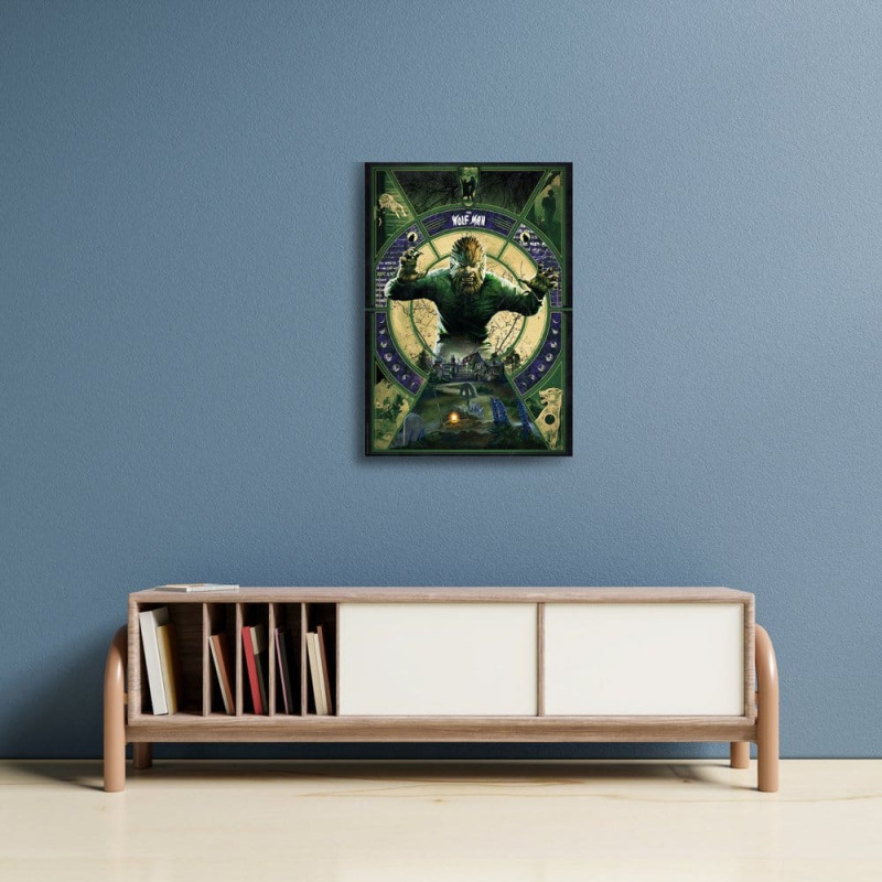 Universal Monsters Art Print The Wolfman Limited Edition 30 x 47 cm 1
