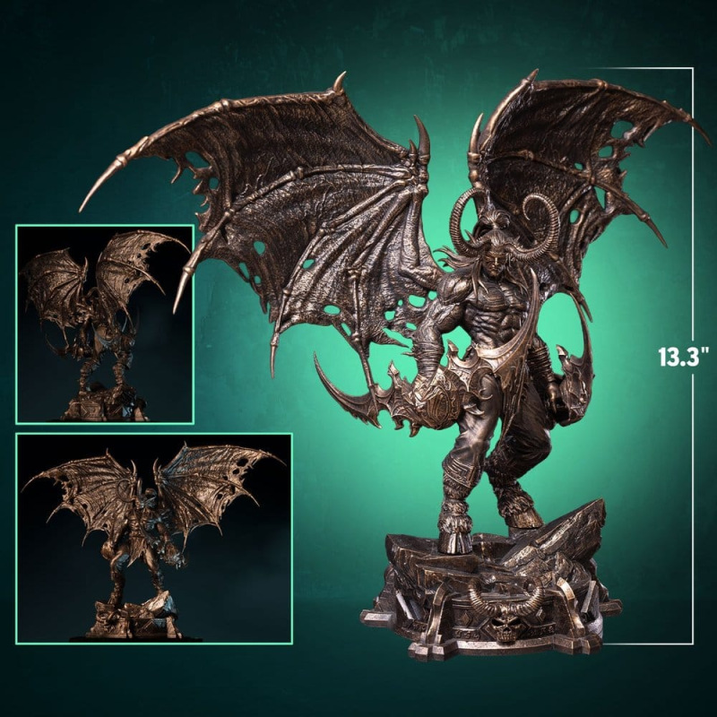 World of Warcraft 1/10 Scale Statue Illidan Stormrage (Bronze-Colored) 34 cm 12