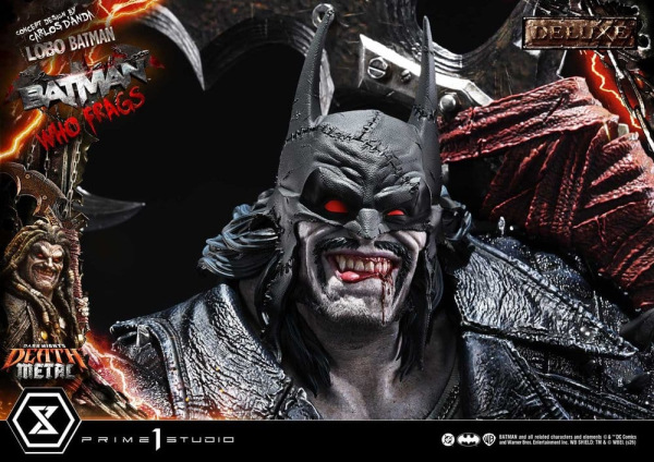 Dark Nights: Death Metal Museum Masterline Statue 1/3 Lobo Batman: Batman Who Frags Deluxe Bonus Ver 12