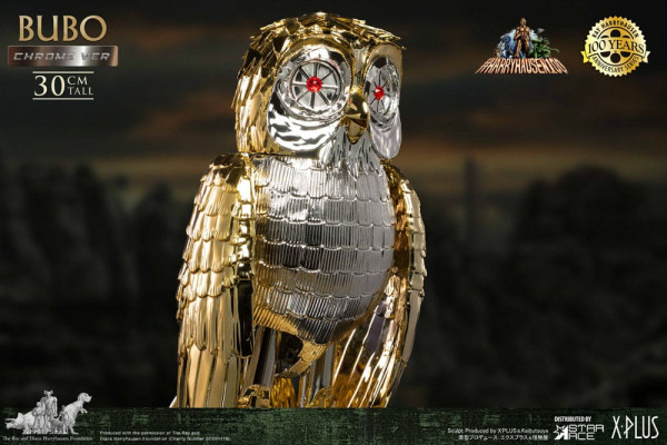 Bubo the Mechanical Owl Soft Vinyl Statue Ray Harryhausen's Bubo Chrome Ver. 30 cm 5