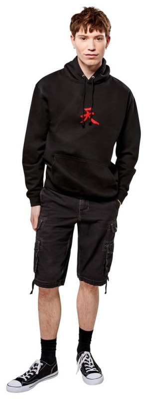 Street Fighter Hooded Sweater Akuma Reverse Size M 1