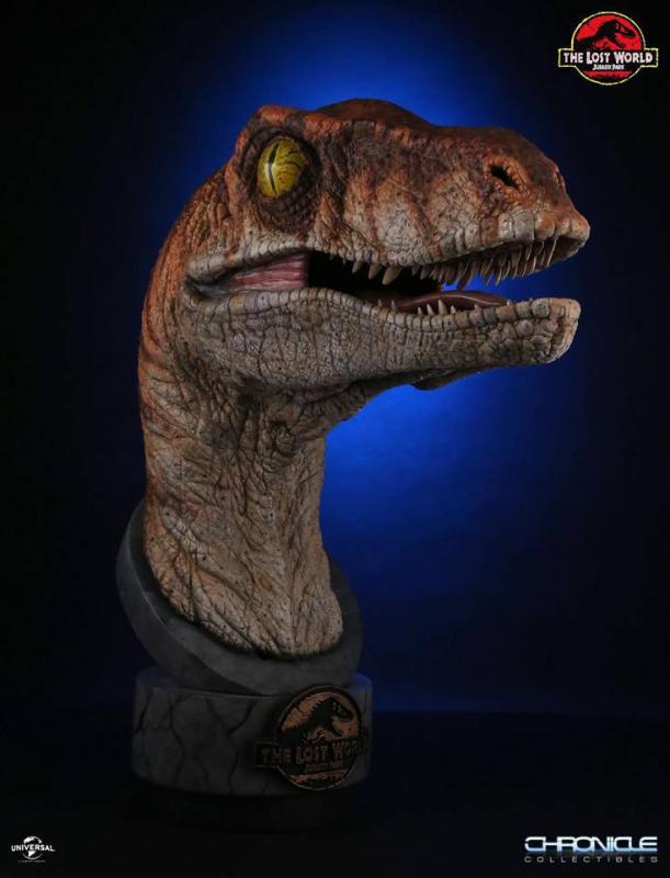 Jurassic Park 2 Bust 1/1 Male Raptor 76 cm