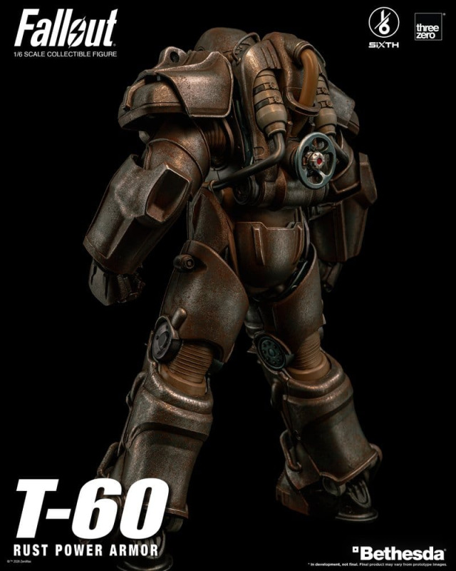Fallout Action Figure 1/6 T-60 Rust Power Armor 11