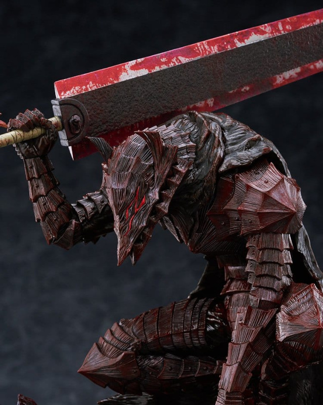 Berserk Pop Up Parade PVC Figure Guts (Berserker Armor): Bloody Paint Ver. L Size 28 cm 9