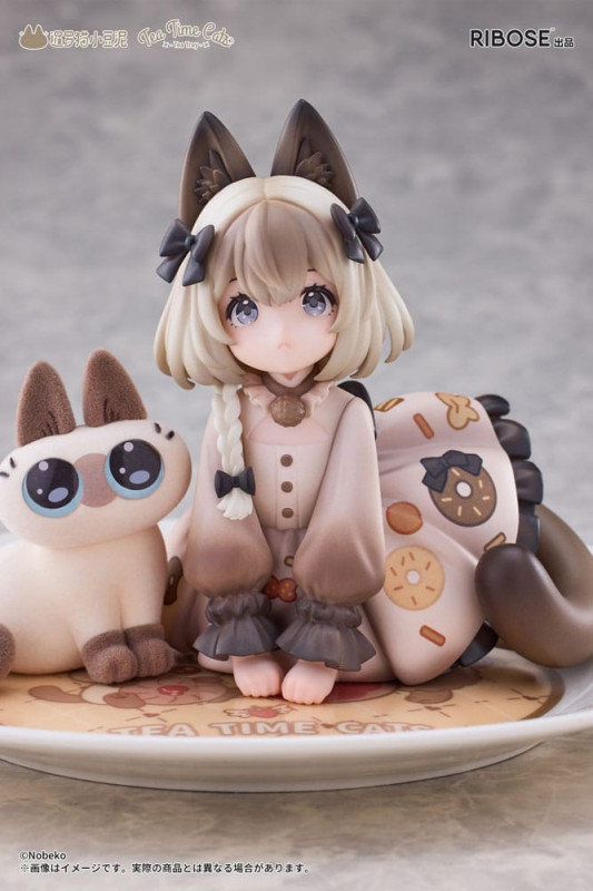 Decorated Life Collection PVC Statue Tea Time Cats x Siamese Cat Azuki-san Friendship Collaboration 1
