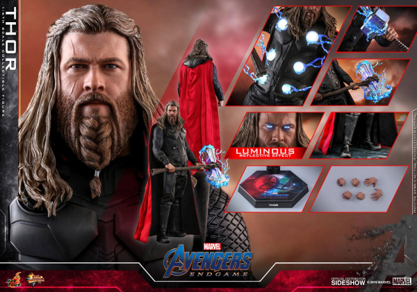 Avengers: Endgame Movie Masterpiece Action Figure 1/6 Thor 32 cm 13