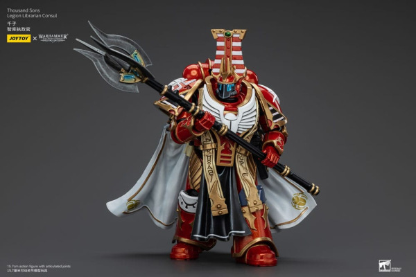 Warhammer The Horus Heresy Action Figure 1/18 Thousand Sons Legion Librarian Consut 16 cm 8