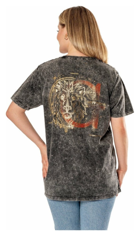 Harry Potter T-Shirt Acid Wash Gryffindor Size L 1