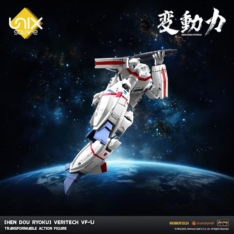 Hen Dou Ryoku Veritech Diecast Action Figure VF-1J 21 cm