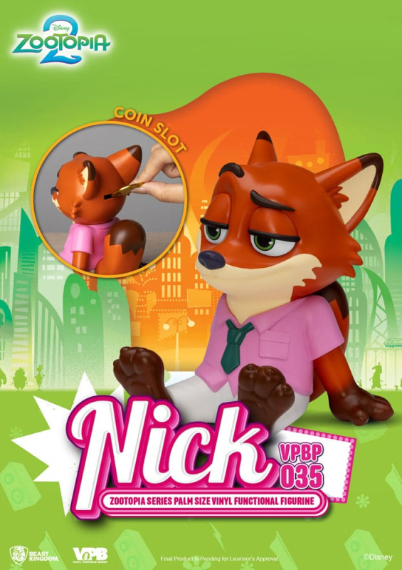 Zootopia Piggy Vinyl Bank Nick 15 cm 5