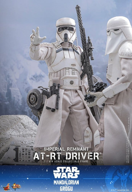 Star Wars: The Mandalorian & Grogu Movie Masterpiece Action Figure 1/6 Imperial Remnant AT-RT Driver 6