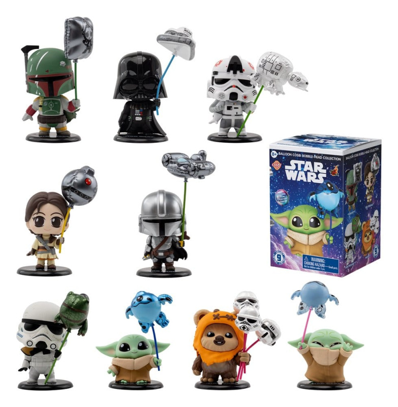 Star Wars Cosbi Mini Figures Balloon 8 cm Blind Box Display (8) 6