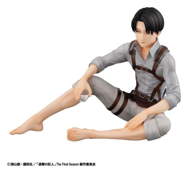 Attack on Titan G.E.M. Series PVC Figures 2-Pack Eren Yeager & Squad Captain Levi Palm Size 12