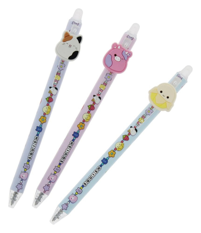 Squishmallows Erasable Gel Pen 3-Pack 1