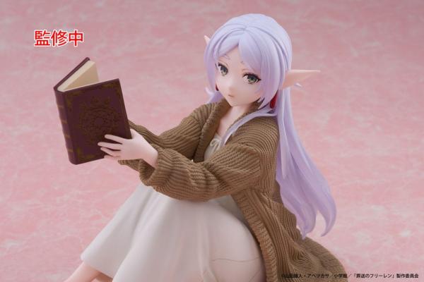 Frieren: Beyond Journey's End PVC Statue Desktop Cute Figure Frieren Roomwear Ver. 13 cm 6