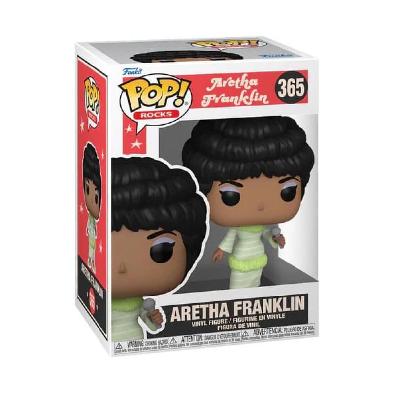 Aretha Franklin POP! Rocks Vinyl Figure Green Dress 9 cm