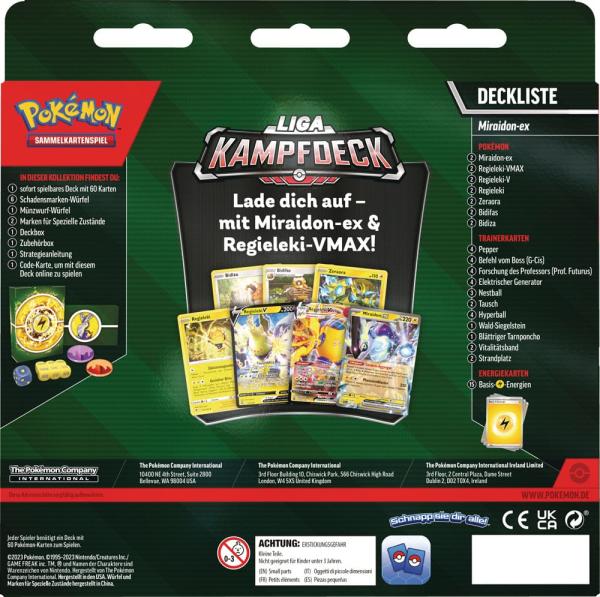 Pokémon KP04 Karmesin&Purpur Miraidon EX Build & Battle Stadium *German Version* 3