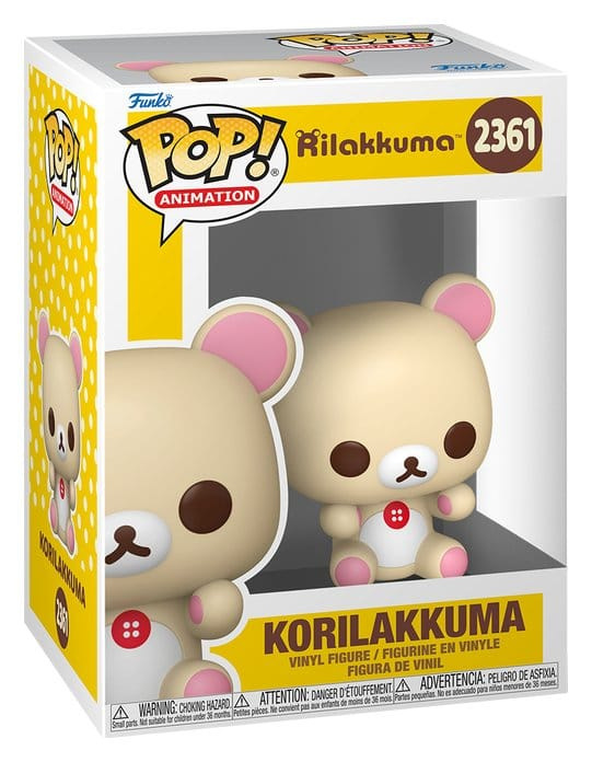 Rilakkuma POP! Animation Vinyl Figure Korilakkuma 9 cm 1