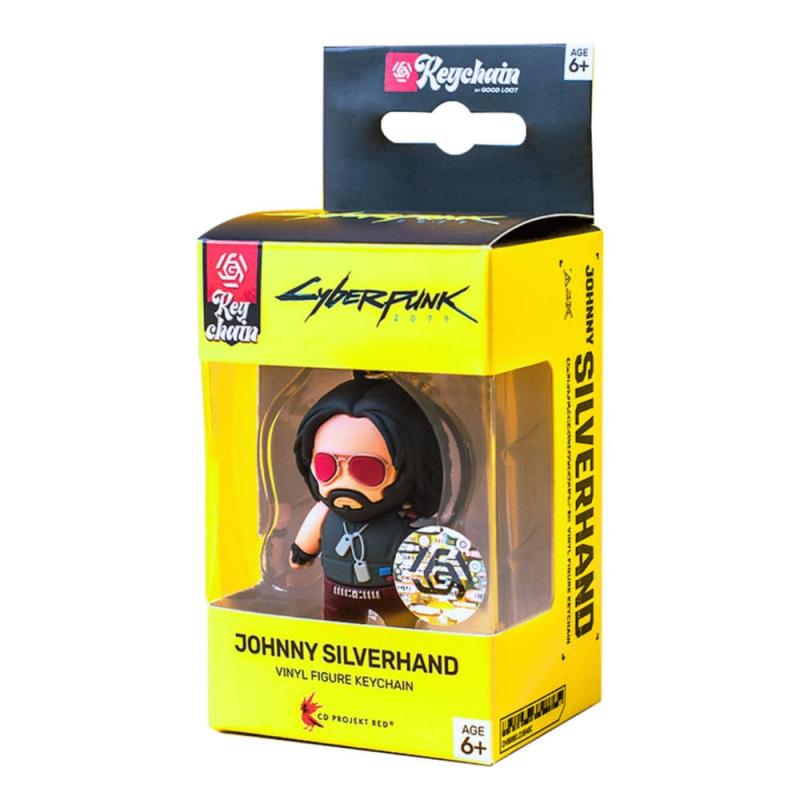 Cyberpunk 2077 Vinyl Keychain Johnny Silverhand 1