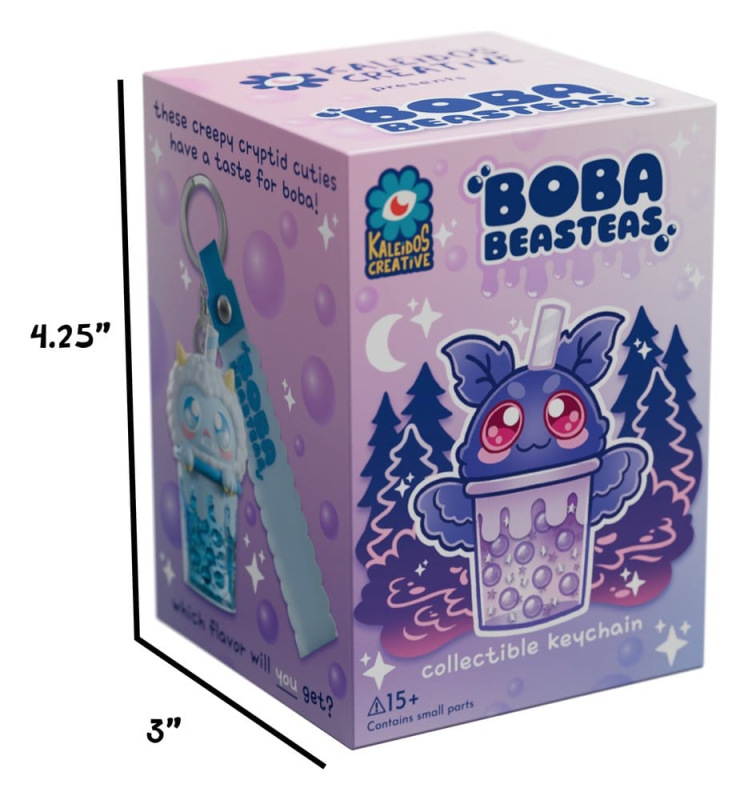 Boba Beasteas Keychain 8 cm Blind Box Display (8) 1