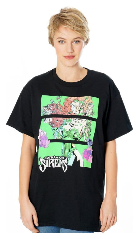 Gotham City Sirens T-Shirt Poison Ivy Sirens Cash Black Size L 5