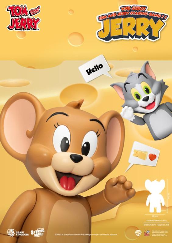 Tom & Jerry Syaking Bang PVC figure Jerry 30 cm 8