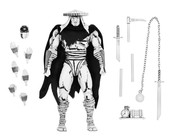 Teenage Mutant Ninja Turtles Action Figure Foot Assassin Black and White 18 cm 10