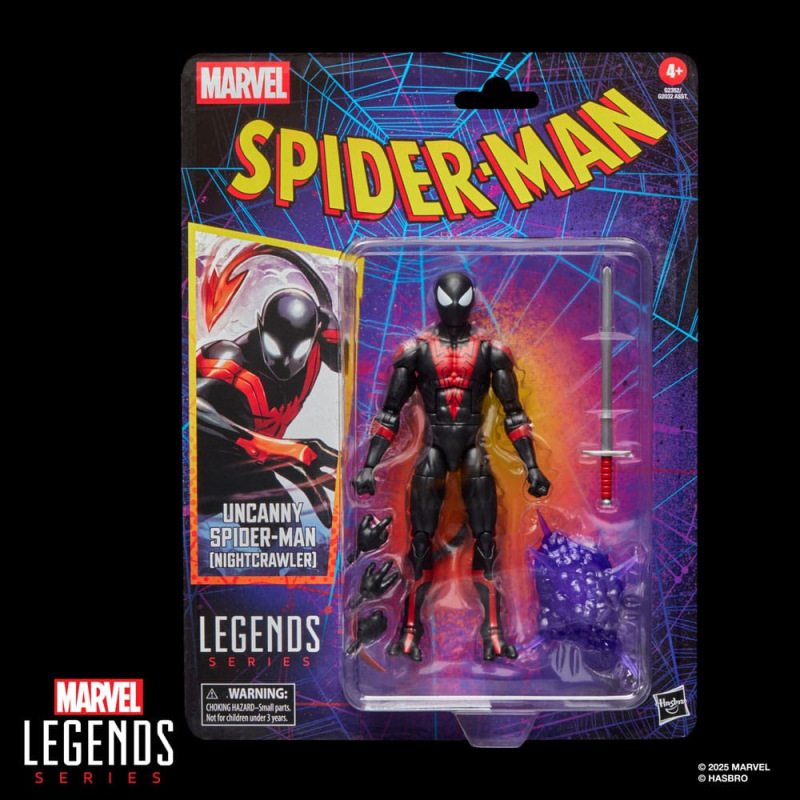 Spider-Man Marvel Legends Retro Action Figure Uncanny Spider-Man (Nightcrawler) 15 cm 1