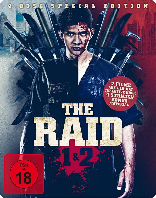 The Raid Blu-ray Steelbook 4 DISC