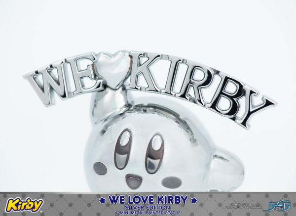 Kirby DieCast Statue We Love Kirby Silver Edition 10 cm 11