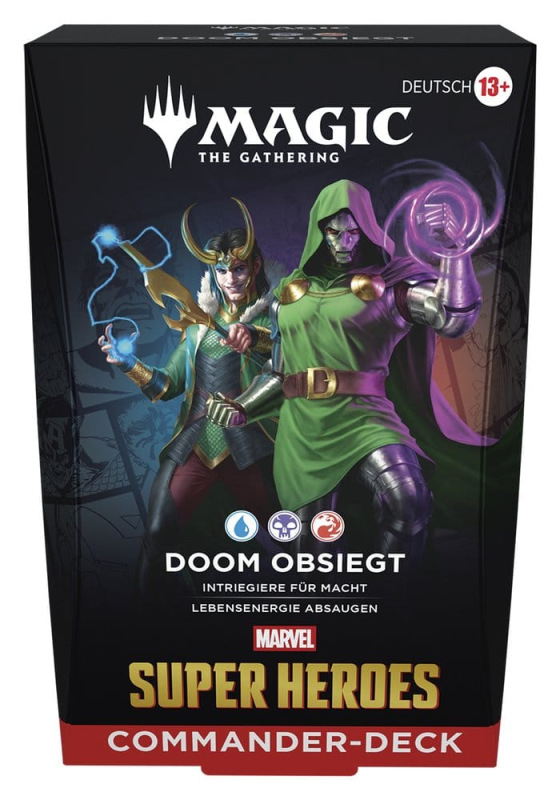 Magic the Gathering Marvel Super Heroes Commander Decks Case (4) german 11