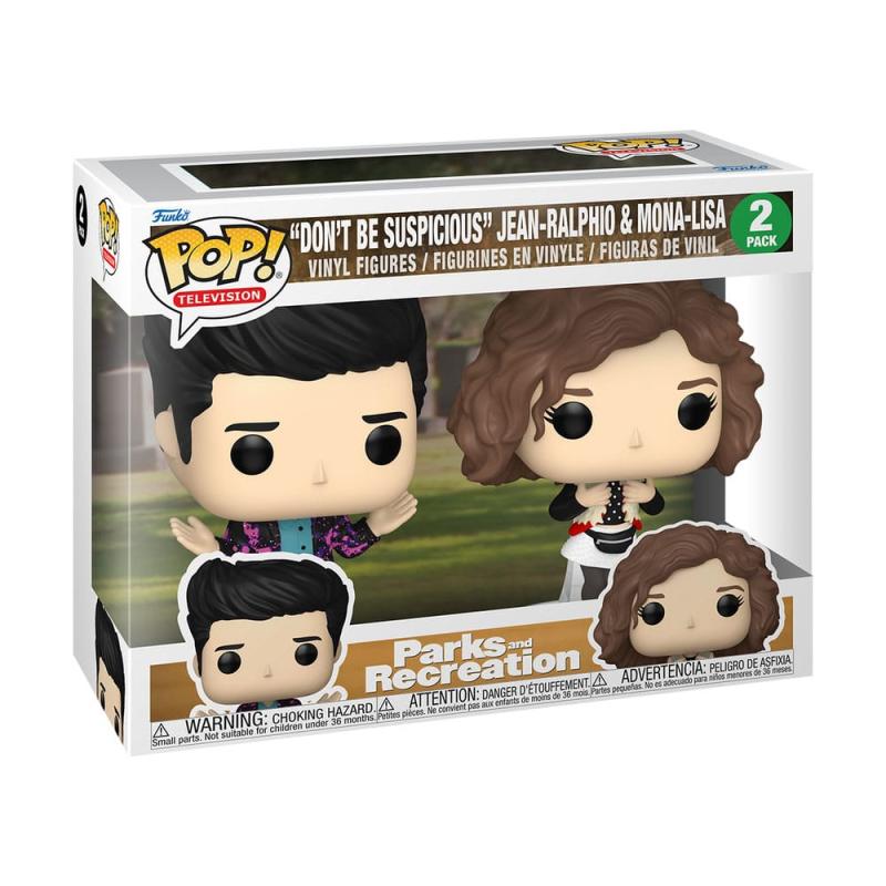 Parks and Rec 15th Anniversary POP! Animation Vinyl Figures 2-Pack Max & Lucas 9 cm